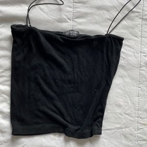 ribbed cropped cami top